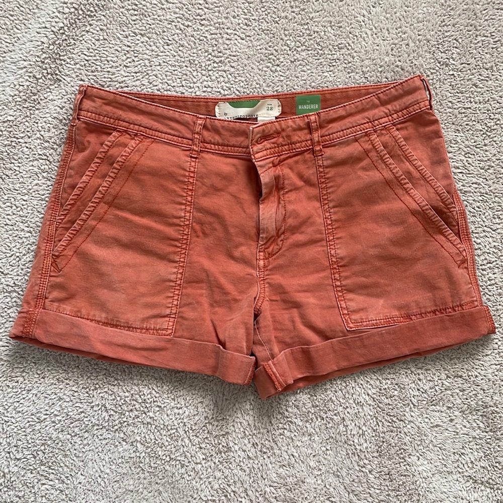Pilcro Ultra High Rise Slim Denim Shorts